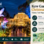 Kew Gardens Christmas Lights trail glows with colourful displays, illuminated Palm House, visitors and ticket guide.